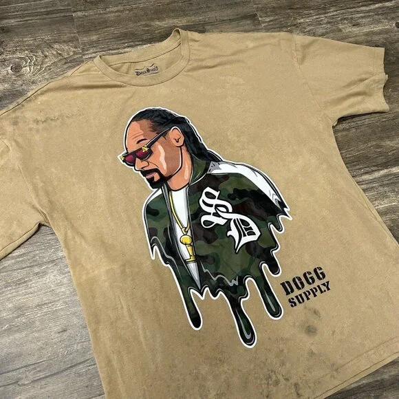 STAINED* Dogg Supply by Snoop‎ Dogg Tshirt Men Large Rap Hip Hop Culture - Picture 7 of 8